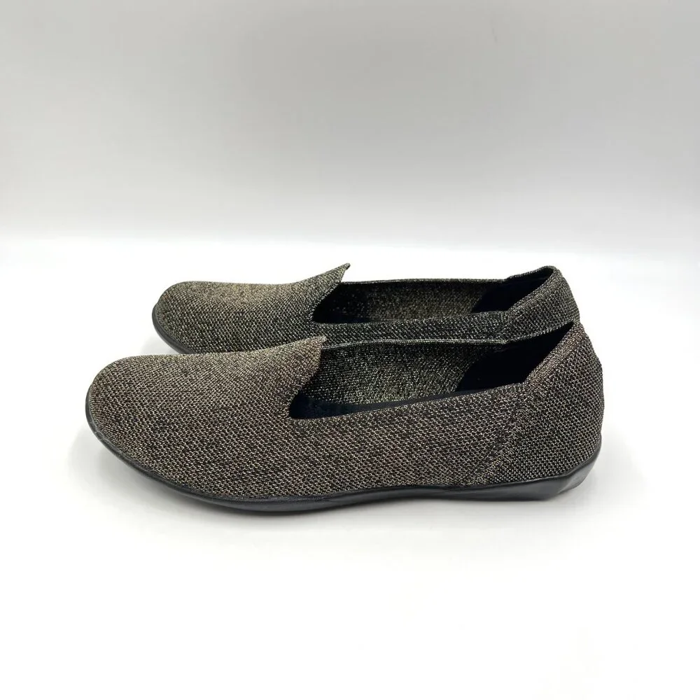 Bernie Mev Womens Size 36 EU 5 - 5.5 US Petra Bronze Flats Loafers Shoes‎